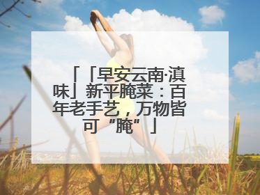 「早安云南·滇味」新平腌菜：百年老手艺，万物皆可“腌”