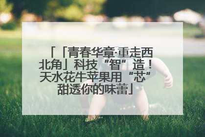 「青春华章·重走西北角」科技“智”造！天水花牛苹果用“芯”甜透你的味蕾
