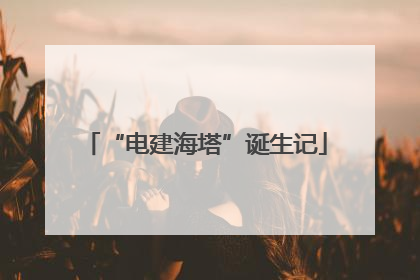 “电建海塔”诞生记