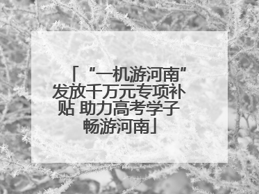 “一机游河南”发放千万元专项补贴 助力高考学子畅游河南