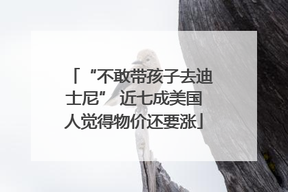 “不敢带孩子去迪士尼” 近七成美国人觉得物价还要涨