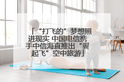 “打飞的”梦想照进现实 中国电信携手中信海直推出“翼起飞”空中旅游