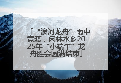 “浪河龙舟”雨中竞渡，闲林水乡2025年“小端午”龙舟胜会圆满结束