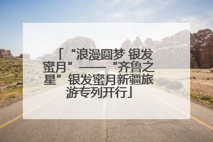 “浪漫圆梦 银发蜜月”——“齐鲁之星”银发蜜月新疆旅游专列开行