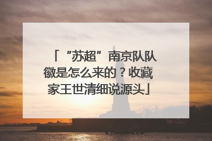 “苏超”南京队队徽是怎么来的？收藏家王世清细说源头
