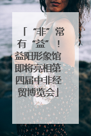 “非”常有“益”！益阳形象馆即将亮相第四届中非经贸博览会