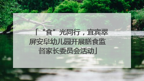“食”光同行，宜宾翠屏安阜幼儿园开展膳食监督家长委员会活动
