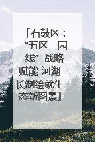 石鼓区：“五区一园一线”战略赋能 河湖长制绘就生态新图景