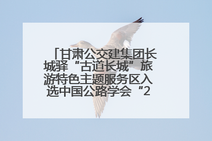 甘肃公交建集团长城驿“古道长城”旅游特色主题服务区入选中国公路学会“2025年度交通与旅游融合创新项目”