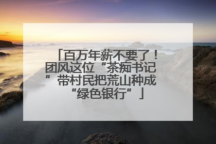 百万年薪不要了！团风这位“茶痴书记”带村民把荒山种成“绿色银行”