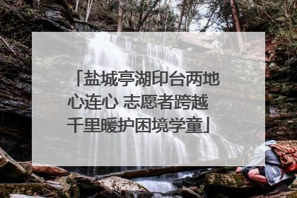 盐城亭湖印台两地心连心 志愿者跨越千里暖护困境学童