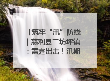筑牢“汛”防线｜慈利县二坊坪镇：雷霆出击！汛期捕鱼被紧急叫停