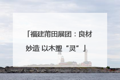 福建莆田展团：良材妙造 以木塑“灵”