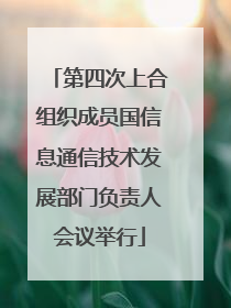 第四次上合组织成员国信息通信技术发展部门负责人会议举行