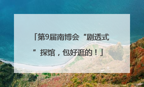 第9届南博会“剧透式”探馆，包好逛的！