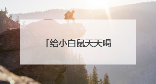 给小白鼠天天喝这种水：心脏坏了、炎症高了！不少人也天天喝