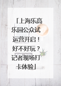 上海乐高乐园公众试运营开启！好不好玩？记者现场打卡体验