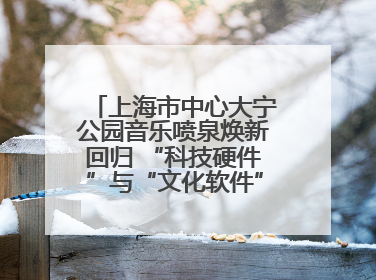上海市中心大宁公园音乐喷泉焕新回归 “科技硬件”与“文化软件”完美融合