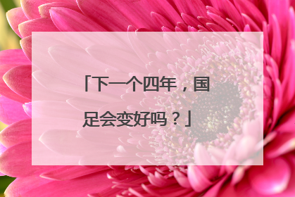 下一个四年，国足会变好吗？