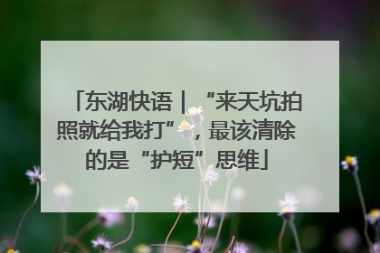 东湖快语｜“来天坑拍照就给我打”，最该清除的是“护短”思维