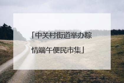 中关村街道举办粽情端午便民市集
