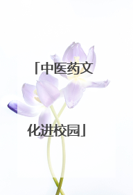 中医药文化进校园