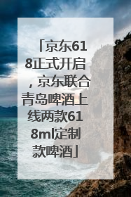 京东618正式开启，京东联合青岛啤酒上线两款618ml定制款啤酒