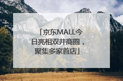 京东MALL今日亮相双井商圈，聚集多家首店