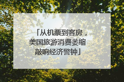 从机票到客房，美国旅游消费萎缩敲响经济警钟