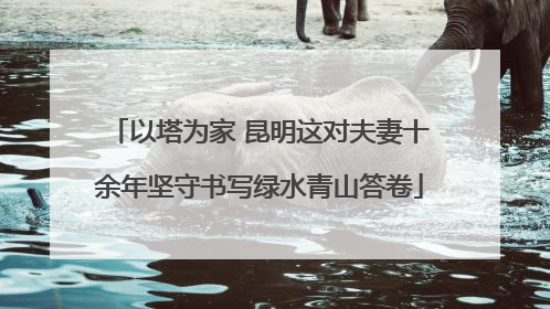 以塔为家 昆明这对夫妻十余年坚守书写绿水青山答卷