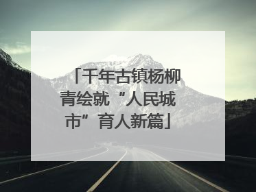 千年古镇杨柳青绘就“人民城市”育人新篇