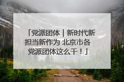 党派团体｜新时代新担当新作为 北京市各党派团体这么干！