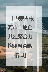 内蒙古根河市：地企共建聚合力构建融合新格局