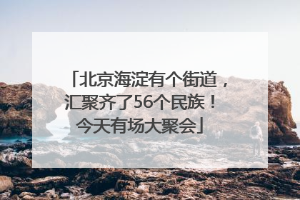 北京海淀有个街道，汇聚齐了56个民族！今天有场大聚会