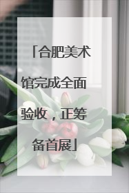 合肥美术馆完成全面验收，正筹备首展