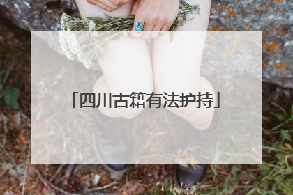 四川古籍有法护持