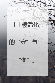 土楼活化的“守”与“变”