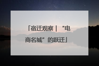 宿迁观察｜“电商名城”的跃迁