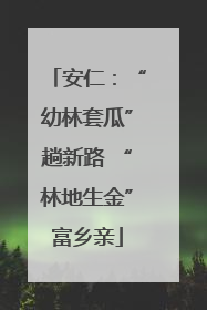 安仁：“幼林套瓜”趟新路 “林地生金”富乡亲