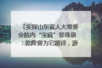 实探山东省人大常委会院内“宝藏”珍珠泉：乾隆曾为它题诗，游客无需预约免费游览