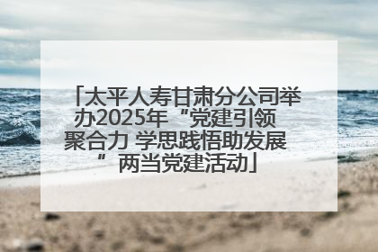 太平人寿甘肃分公司举办2025年“党建引领聚合力 学思践悟助发展”两当党建活动