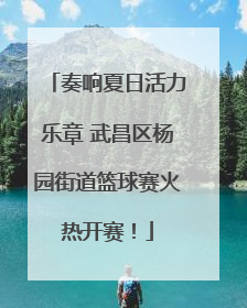 奏响夏日活力乐章 武昌区杨园街道篮球赛火热开赛！