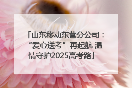 山东移动东营分公司：“爱心送考”再起航 温情守护2025高考路