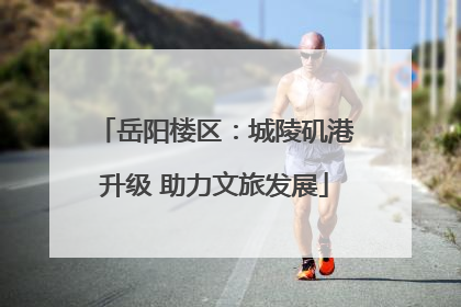 岳阳楼区：城陵矶港升级 助力文旅发展