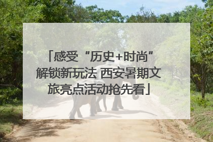感受“历史+时尚” 解锁新玩法 西安暑期文旅亮点活动抢先看