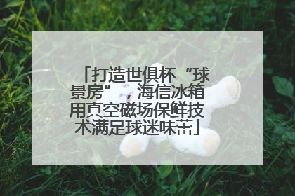 打造世俱杯“球景房”，海信冰箱用真空磁场保鲜技术满足球迷味蕾