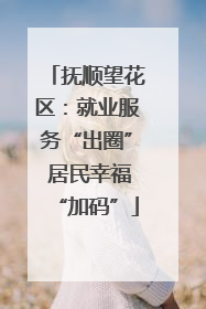 抚顺望花区：就业服务“出圈” 居民幸福“加码”