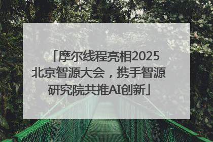 摩尔线程亮相2025北京智源大会，携手智源研究院共推AI创新