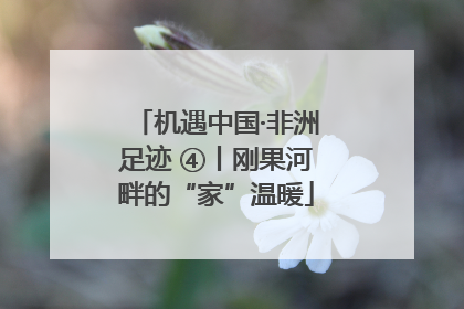 机遇中国·非洲足迹 ④丨刚果河畔的“家”温暖