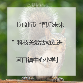 江油市“智启未来”科技关爱活动走进河口镇中心小学